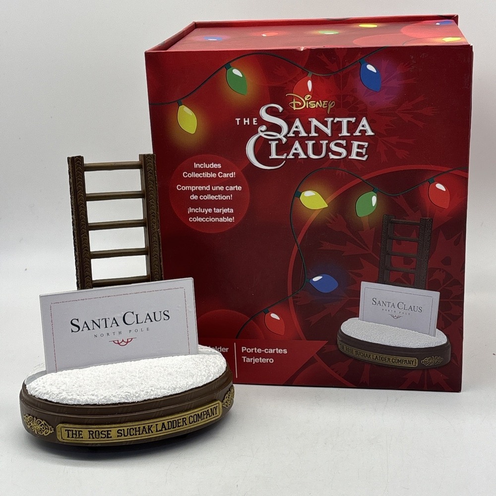 Disney The Santa Clause Card Holder and Business Card New in Box